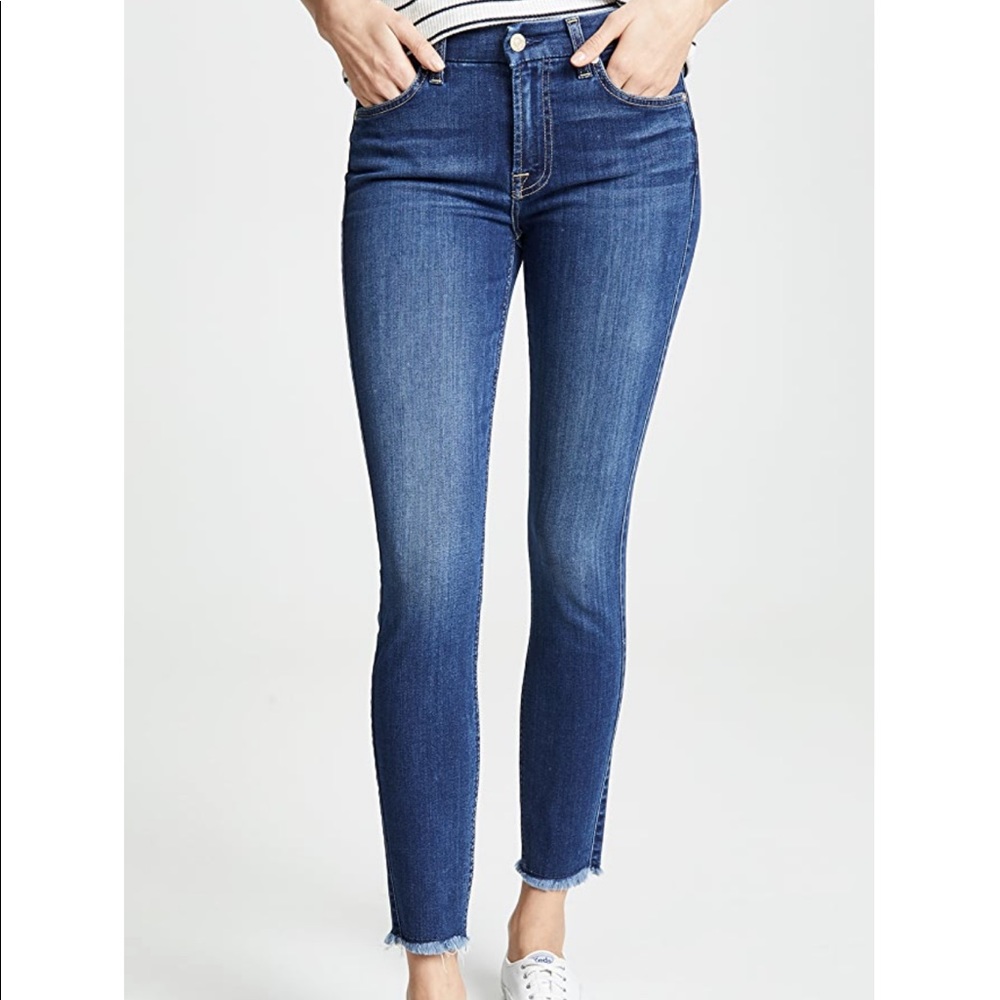 7 For All Mankind High Rise The Ankle Skinny - Picture 2 of 6